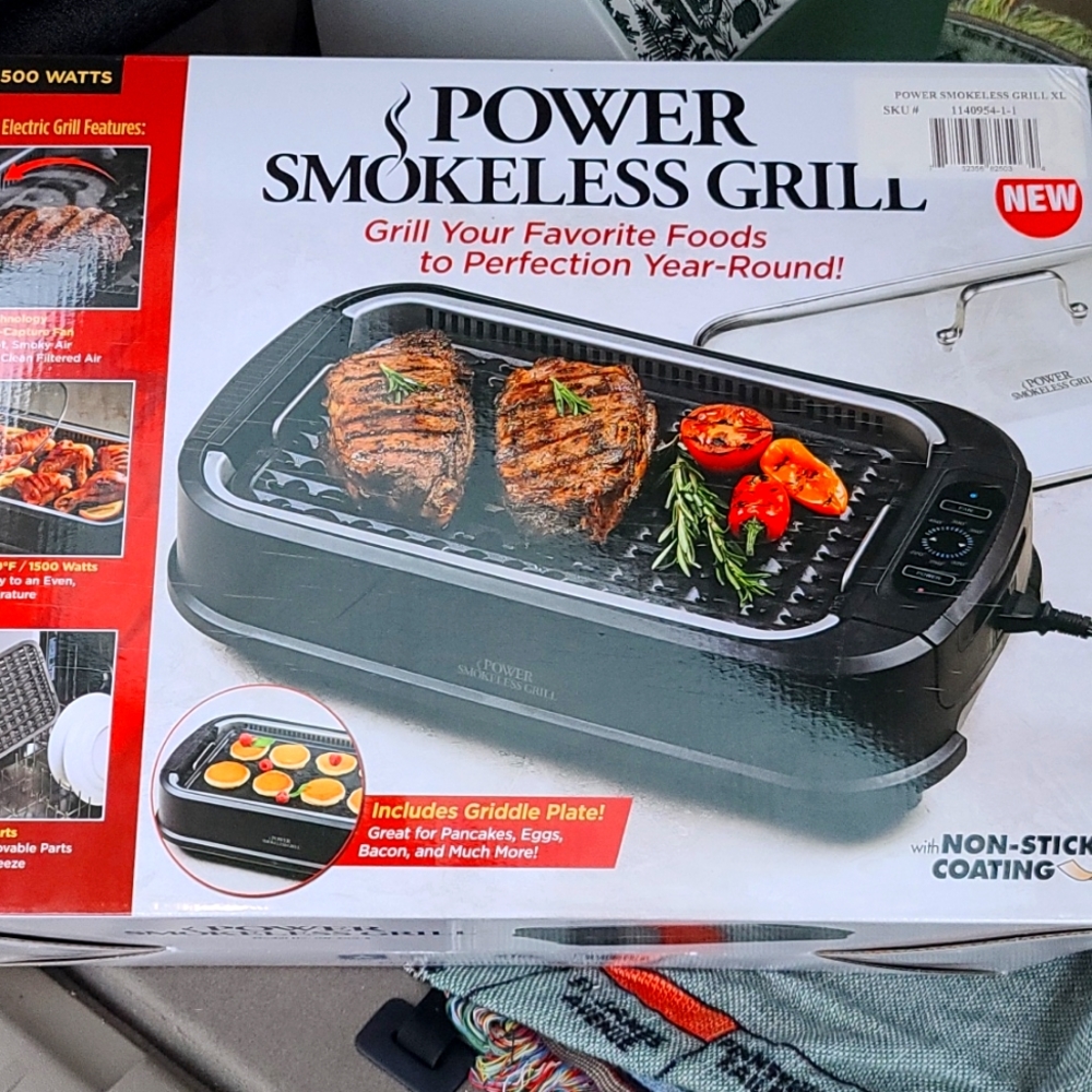 Power Smokeless Grill, New In Box